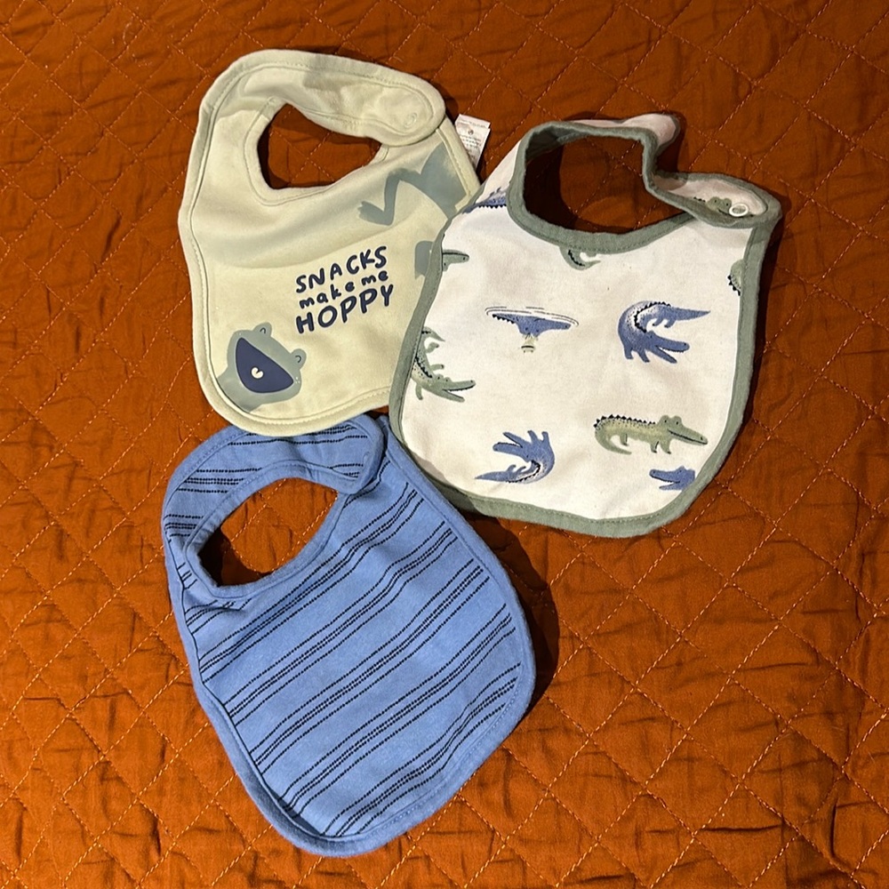 3 Pack Bibs - Brand New